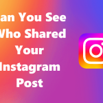 Can You See Who Shared Your Instagram Post