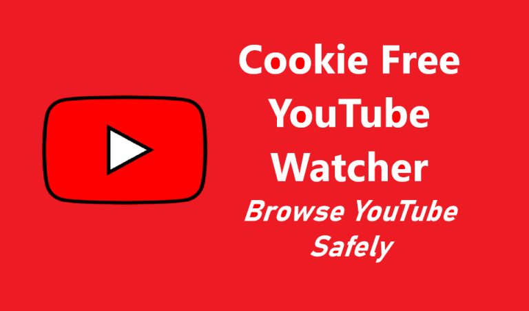 cookie-free-youtube-watcher