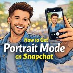 portrait mode on snapchat​