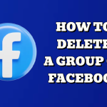 how to delete a group of facebook​