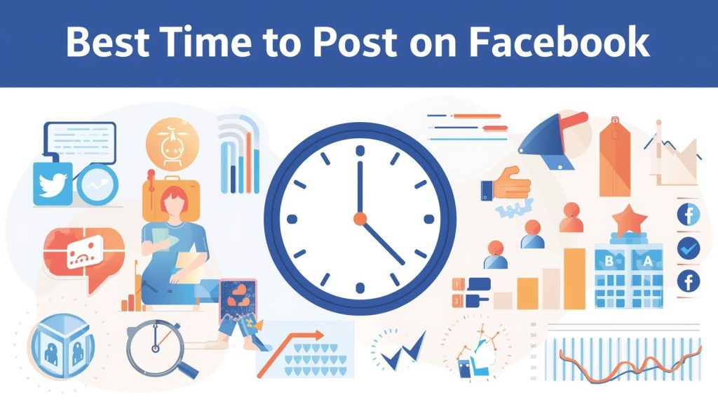 best time to post on facebook​