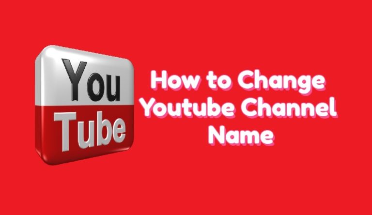 how to change youtube channel name