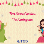 saree caption for Instagram