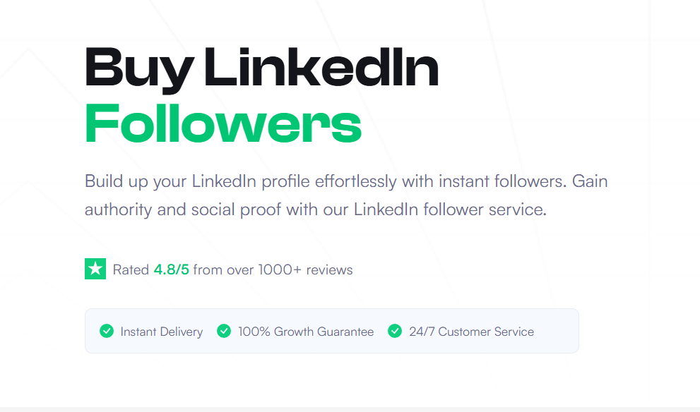 Buy LinkedIn Followers