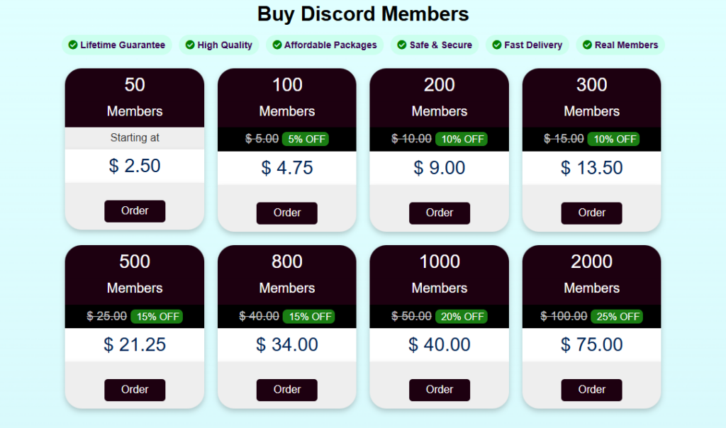 Buy Discord Members