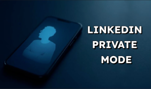 linkedin private mode